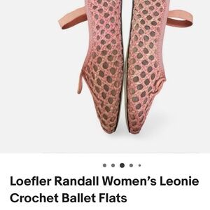 Loeffler Randall Leonie Crochet Flats